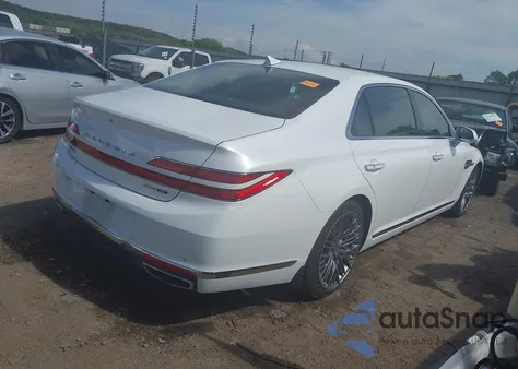 2021 Genesis G90 5.0 Ultimate Awd z USA, uszkodzony, nr VIN KMTF54PH9MU089274